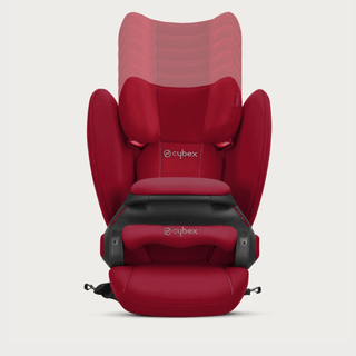 Cybex Silver Pallas B Fix Child Car Seat 9mths-12yr . Dynamic Red