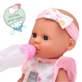 Tiny Tears Doll Baby Classic – 38cm Drinking, Crying & Wetting