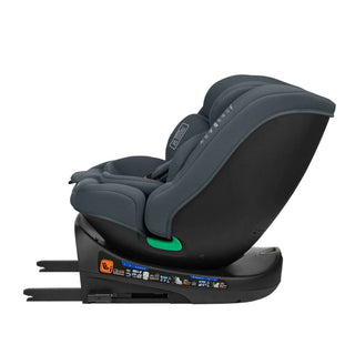 KikkaBoo i-Round i-Size Car seat ISOFIX 40-150cm Dark Grey