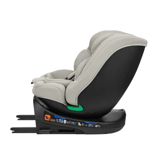 KikkaBoo i-Round i-Size Car seat ISOFIX 40-150cm Light Grey