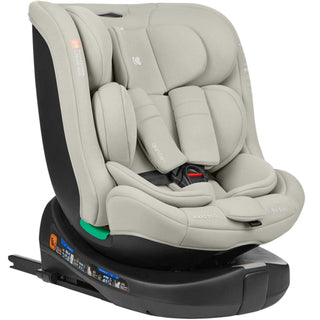 KikkaBoo i-Round i-Size Car seat ISOFIX 40-150cm Light Grey