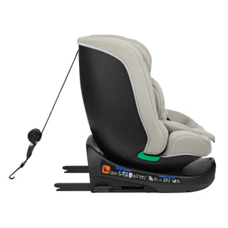 KikkaBoo i-Round i-Size Car seat ISOFIX 40-150cm Light Grey