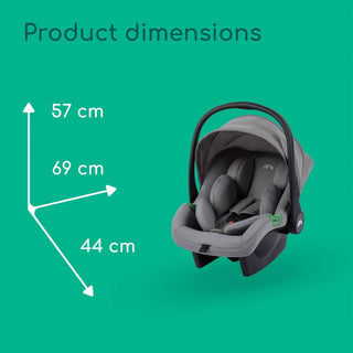 Bebeconfort Breeze Trio 3-in-1 Baby Stroller Travel System – Mineral Grey 0–4 Years