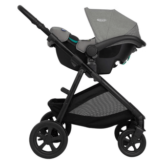 Graco Near2Me Dlx Trio Bundle – Ash | 3-in-1 Travel System