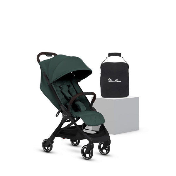 Silver Cross Clic 2 Pushchair with Travel Bag – Conifer
