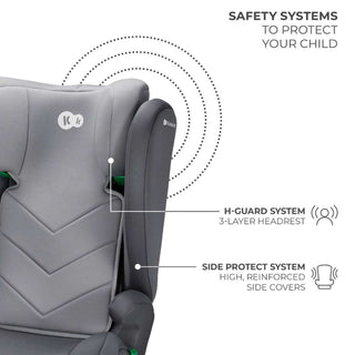 Kinderkraft I-Spark Group 2/3 R129 i-Size Car Seat - Grey