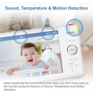 VTech RM7766HD Smart Pan & Tilt Baby Monitor – 7 Inch Display