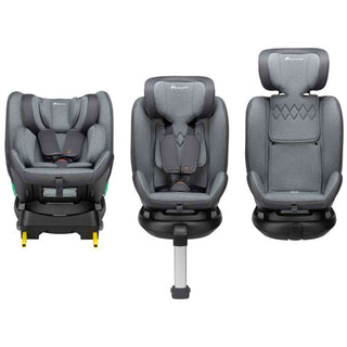 Bebeconfort EvolveFix Plus i-Size 360 Swivel Car Seat ISOFIX, Tinted Graphite