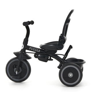 Puggle Easy Twist 6-in-1 Folding Trike with Parent Handle – Melange Grey