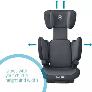 Maxi-Cosi Tanza i-Size Booster Car Seat – Basic Grey | 100–150 cm | From 3.5 to 12 Years