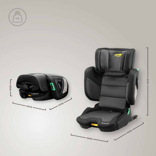 JoviKids Rober+ Folding i-Size Booster Car Seat 3–12 Years Twilight