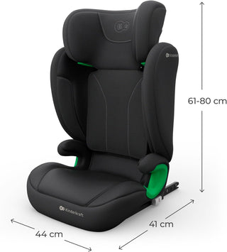 Kinderkraft JUNIOR FIX 2 PRO i-Size ISOFIX Child Car Seat 100-150cm Black