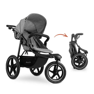Hauck Runner 2 - All-Terrain Pushchair - Melange Grey
