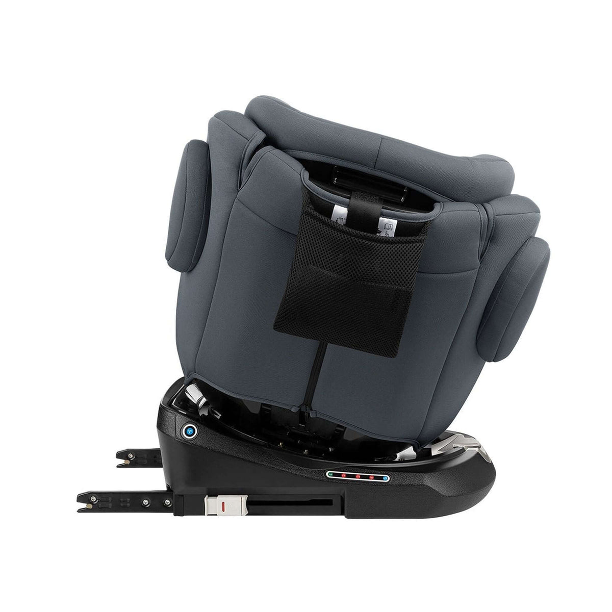 KikkaBoo i-Felix i-Size Car Seat ISOFIX 40-150 cm Dark Grey – rear view