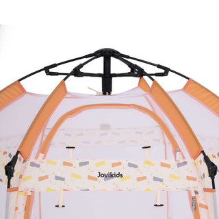 Jovikids Portable Play Tent – Pop-Up Kids Teepee Indoor & Outdoor - Beige