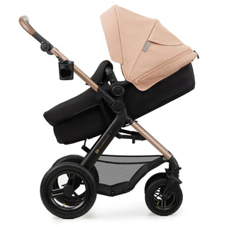 Kinderkraft Moov 2 3-in-1 Travel System with Mink Pro i-Size Car Seat – Sand Beige
