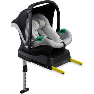 Kinderkraft Mink PRO i-Size Car Seat with ISOFIX Base – Grey 40–75 cm