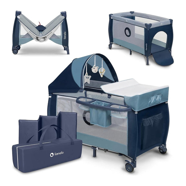 Lionelo Sven Plus 2-in-1 Travel Cot & Portable Baby Zone 0–36 Months