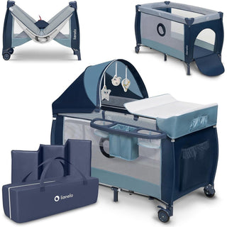 Lionelo Sven Plus 2-in-1 Travel Cot & Portable Baby Zone 0–36 Months