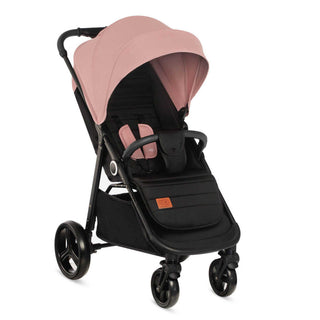 Kinderkraft Grande Plus Pushchair – Pink | One-Hand Fold, Lie-Flat Seat, Birth to 22kg