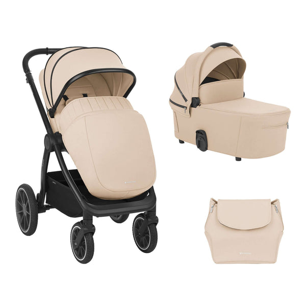 KikkaBoo Naya Stroller 2 in 1 with Carrycot Beige