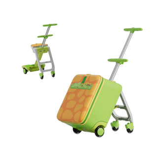 JoviKids 3-in-1 Ride On Luggage – JoyRide Kids Suitcase & Stroller - Green