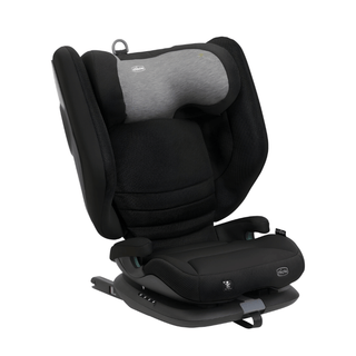 Chicco Fold & Go S i-Size Car Seat 100–150cm Foldable Booster - Posh Black