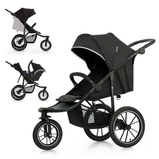 Kinderkraft HELSI 2 All-Terrain Stroller Black