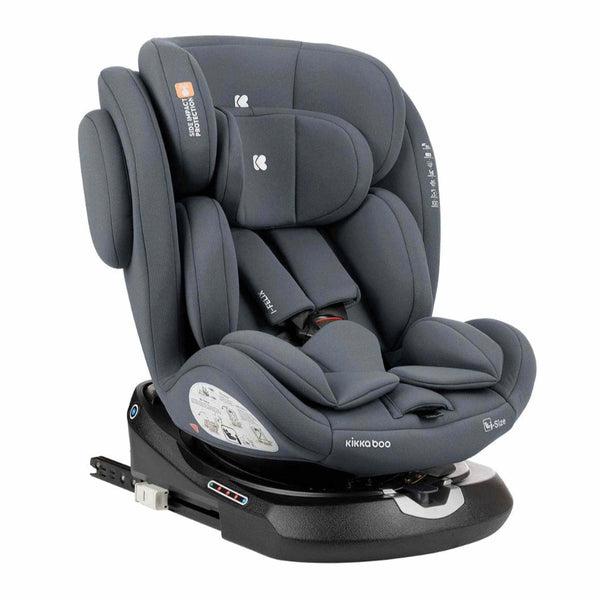 KikkaBoo i-Felix i-Size ISOFIX Car Seat 40–150cm – Dark Grey