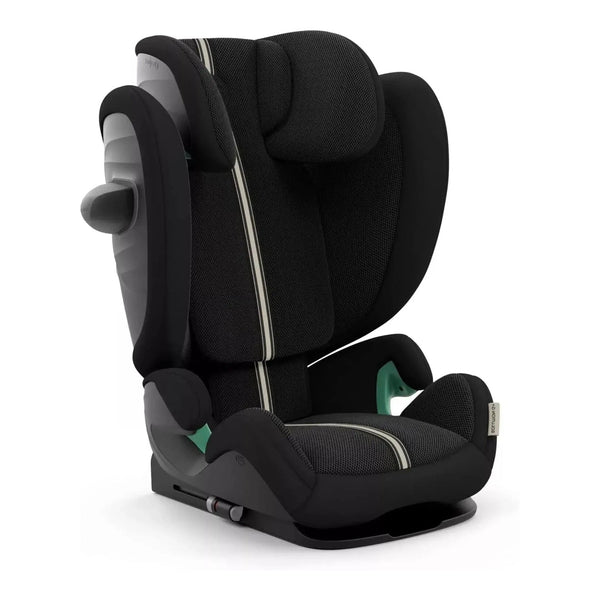 CYBEX Gold Solution G i-Fix Plus Child Car Seat, ISOFIX, i-Size, Moon Black