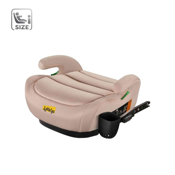 JoviKids Ohho+ i-Size Booster Seat for Car with ISOFIX and Cup Holder - Rosewood