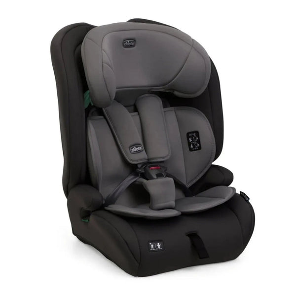 Chicco Gro-Up i-Size Car Seat 76–150cm – Lightweight Belt-Fit Seat 15m–12y Pure Black