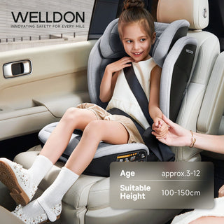 Welldon Cocoon Travel 2 High Back Booster Car Seat – Moonstone
