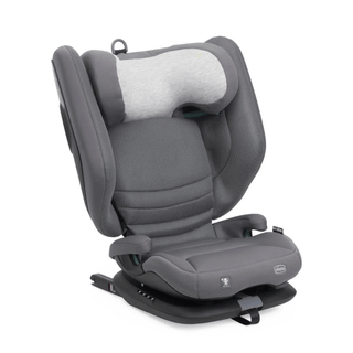 Chicco Fold & Go S i-Size Car Seat 100–150cm Foldable Booster - Glam Grey