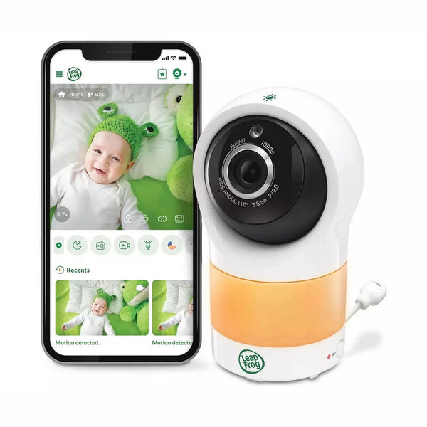 LeapFrog Baby Monitor with Motorized Pan and Tilt Camera – White (LF1911HD)