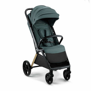 Kinderkraft Loom Stroller – Jade Green | Lightweight, Foldable Pushchair for Birth to 22kg