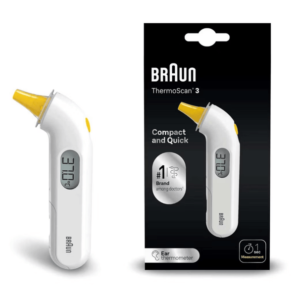 Braun ThermoScan 3 Ear Thermometer IRT3030