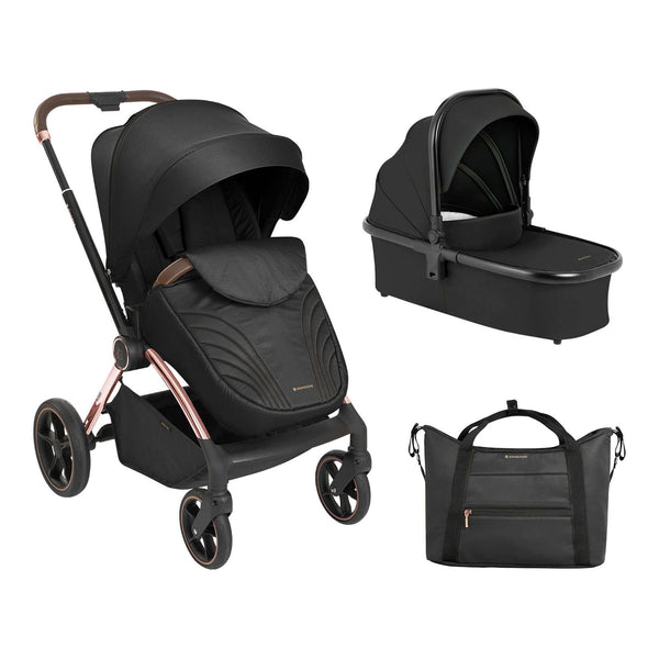 KikkaBoo Kara Baby Stroller 2in1 with carrycot Black