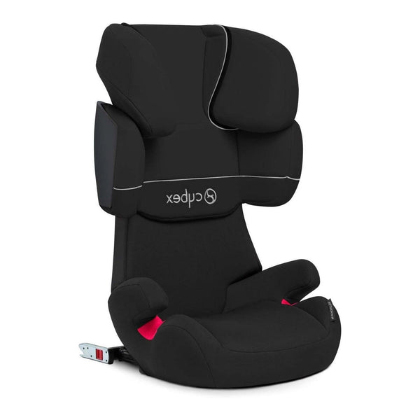 CYBEX Silver Solution X-Fix ISOFIX Child Car Seat for Gr. 2/3 - Pure Black/Black