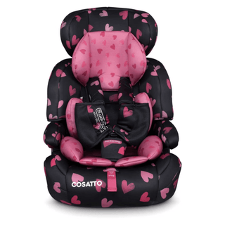 Cosatto Zoomi Group 1/2/3 Car Seat with Anti-Escape System – Charcoal Lighthearted