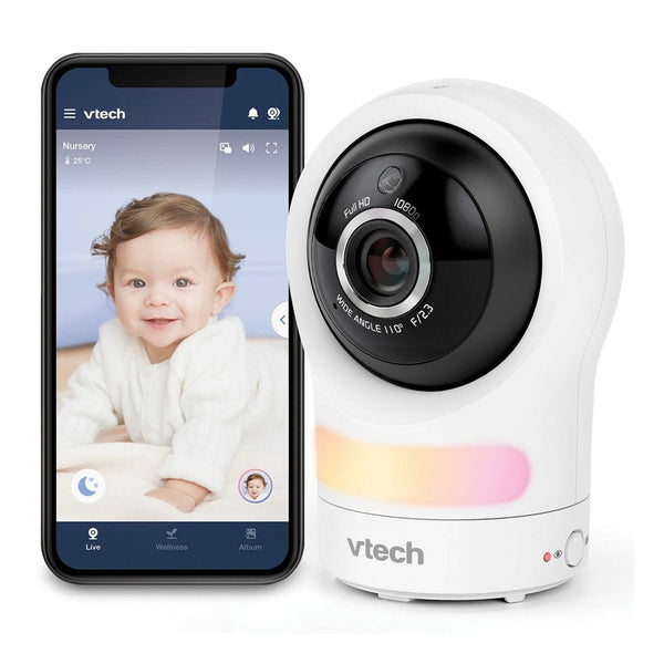 VTech RM9761 Pan & Tilt Smart Video Baby Monitor – White