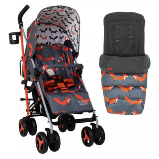 Cosatto Supa 3 Pushchair Stroller – Charcoal Mister Fox Birth to 25kg