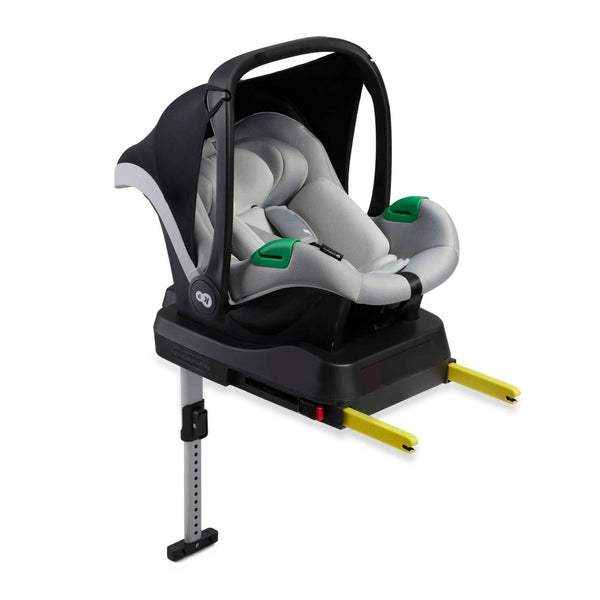 Kinderkraft Mink Pro i-Size Infant Car Seat & ISOFIX Base 40–75cm – Grey
