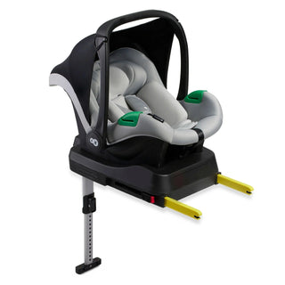 Kinderkraft Mink PRO i-Size Car Seat with ISOFIX Base – Grey 40–75 cm
