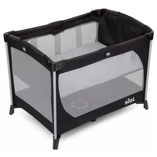 Joie Allura Travel Cot with Bassinet | Lightweight Foldable Travel Crib | From Birth to 15kg