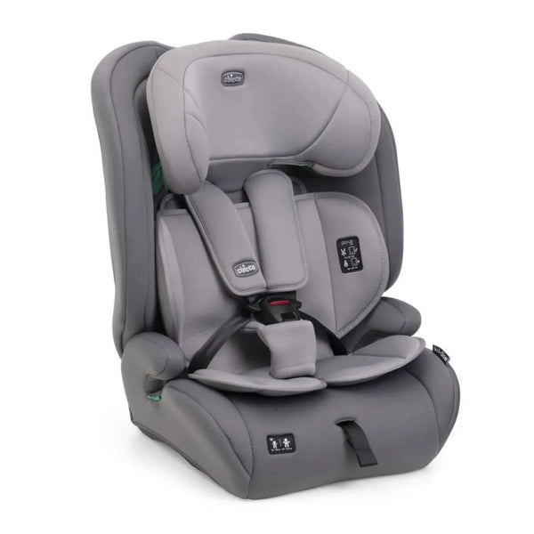 Chicco Gro-Up i-Size Car Seat 76–150cm – Lightweight Belt-Fit Seat 15m–12y Stone