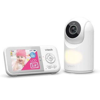 VTech VM3263 2.8" Video Baby Monitor with Night Light – White