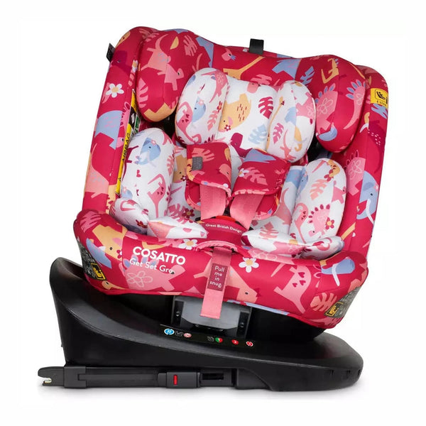 Cosatto Get Set Gro i-Size 360 Car Seat Birth–12 Years – Dino Delite