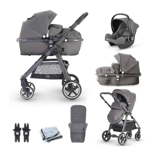 Miniuno Toura Special Edition Car Seat Travel System – Gunmetal Grey