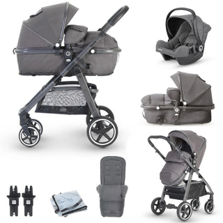 Miniuno Toura Special Edition Car Seat Travel System – Gunmetal Grey